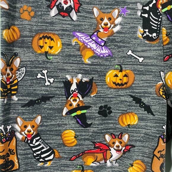 Time & Tru Women's Halloween Corgi Dog Pull On Leggings Size XL - Picture 7 of 7